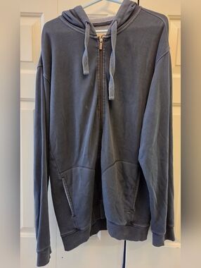 UGG Men's Slate Blue Full-Zip Hoodie